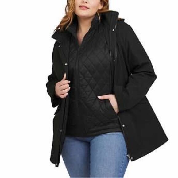 Lands’ End Ladies 3-in-1 Systems Jacket - Picture 1 of 8